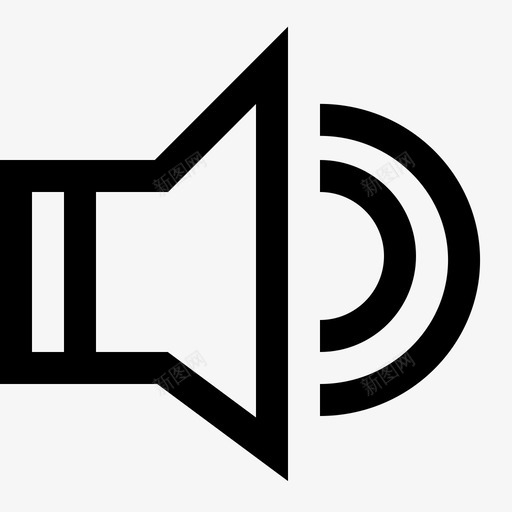 标识类_声音svg_新图网 https://ixintu.com 标识类_声音