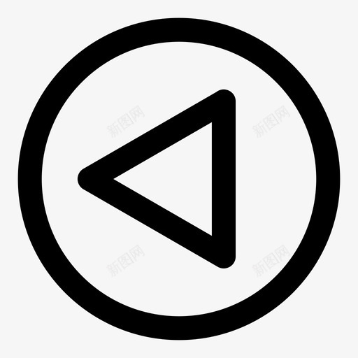 按钮左gui界面图标svg_新图网 https://ixintu.com gui mnml10 按钮左 用户界面 界面