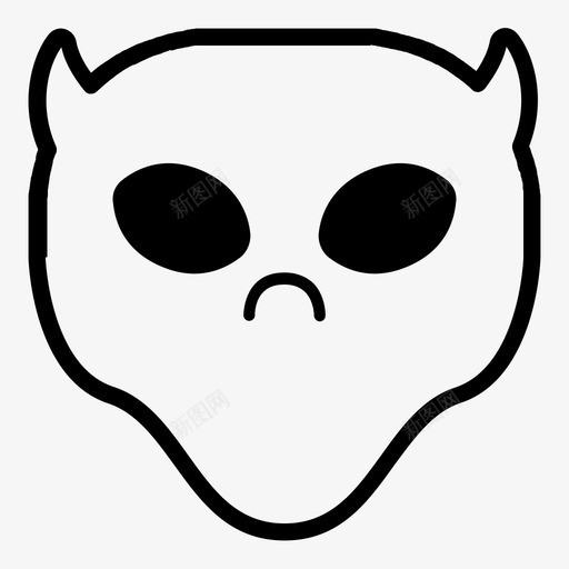 恶魔外星人表情符号韩娜表情符号外星人版图标svg_新图网 https://ixintu.com 恶魔外星人 表情符号 韩娜表情符号外星人版