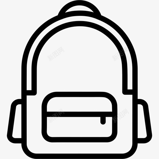 书包背包徒步旅行图标svg_新图网 https://ixintu.com 书包 徒步旅行 背包