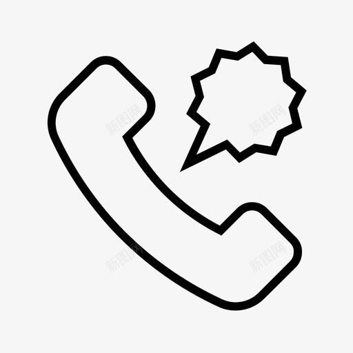电话广告营销促销图标svg_新图网 https://ixintu.com 促销 广告1 电话广告 营销