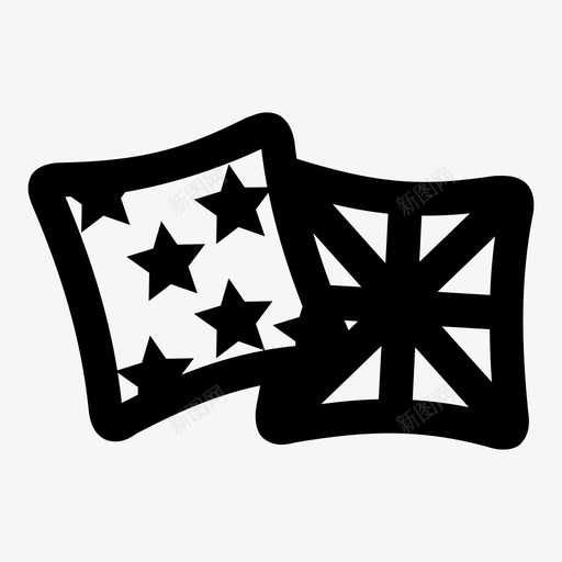 枕头卧室舒适图标svg_新图网 https://ixintu.com 卧室 放松 枕头 睡眠 舒适