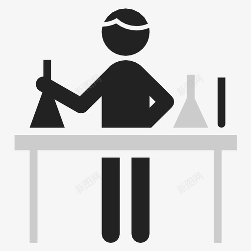 实验室技术员教育实验室图标svg_新图网 https://ixintu.com 人 实验室 实验室技术员 教育 科学家