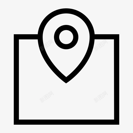 点位置地图针地点图标svg_新图网 https://ixintu.com 地图针 地点 点位置