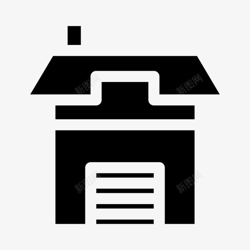 建筑酒店房屋图标svg_新图网 https://ixintu.com 办公室 建筑 房屋 物业 酒店