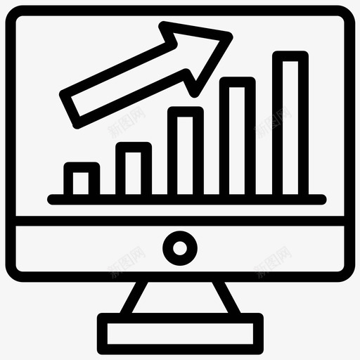 网络排名广告词在线图表图标svg_新图网 https://ixintu.com 在线图表 广告词 网络分析 网络排名 网络评级 项目管理线图标