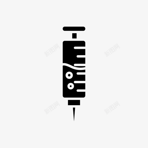 注射器医生医院图标svg_新图网 https://ixintu.com 医生 医疗 医院 注射器 药品 针头