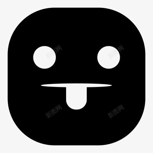 舌头表情符号笑脸图标svg_新图网 https://ixintu.com 笑脸 舌头 表情符号 韩娜表情符号版本