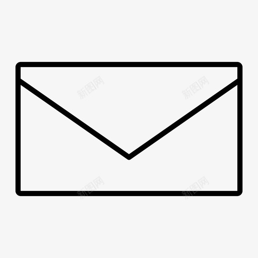 邮件信封基本资料图标svg_新图网 https://ixintu.com 信封 基本资料 邮件