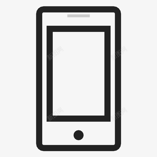 手机通讯小工具图标svg_新图网 https://ixintu.com 小工具 手机 智能手机 通讯