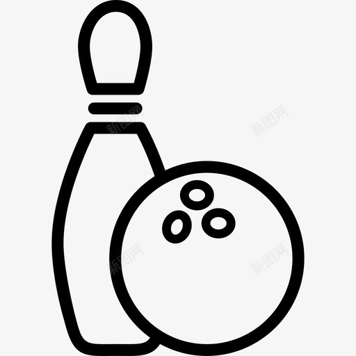 保龄球球游戏图标svg_新图网 https://ixintu.com 体育游戏1 保龄球 基林 游戏 球 运动