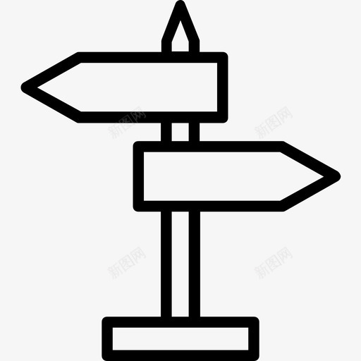 路标物流配送线图标svg_新图网 https://ixintu.com 物流配送线图标 路标