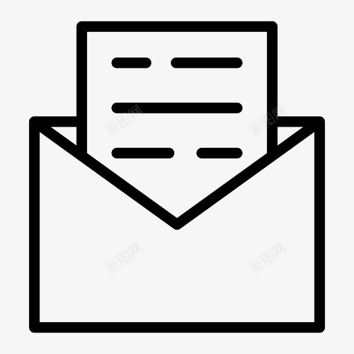 信件文件电子邮件图标svg_新图网 https://ixintu.com 信件 信件第2部分 收到信 文件 电子邮件 邮寄信件