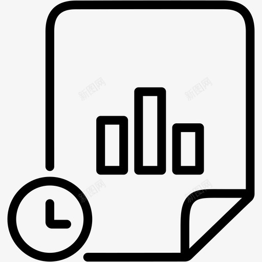 时钟图表分析图表图标svg_新图网 https://ixintu.com 分析 图表 时钟图表 统计