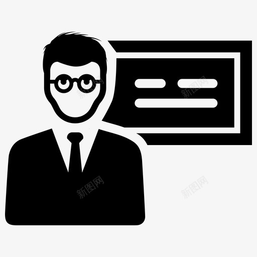 教师教育数学图标svg_新图网 https://ixintu.com 学生 教师 教授 教育 数学