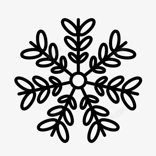 雪花阿尔卑斯山圣诞节图标svg_新图网 https://ixintu.com 冬天 圣诞节 阿尔卑斯山 雪晶 雪花