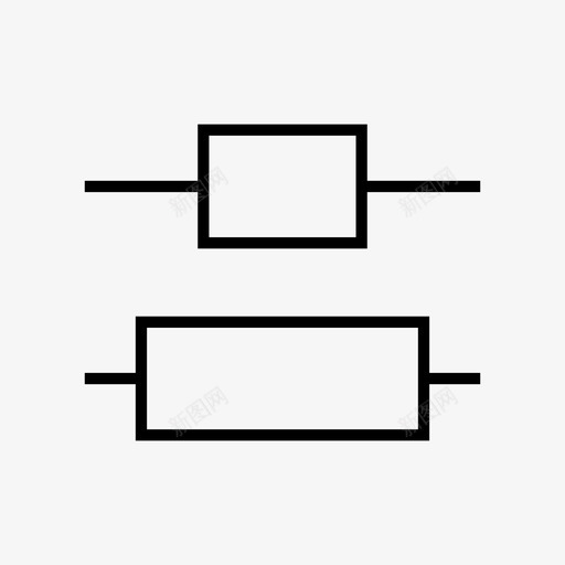分布垂直中心对齐垂直中心图标svg_新图网 https://ixintu.com 分布垂直中心 垂直中心 对齐 操作