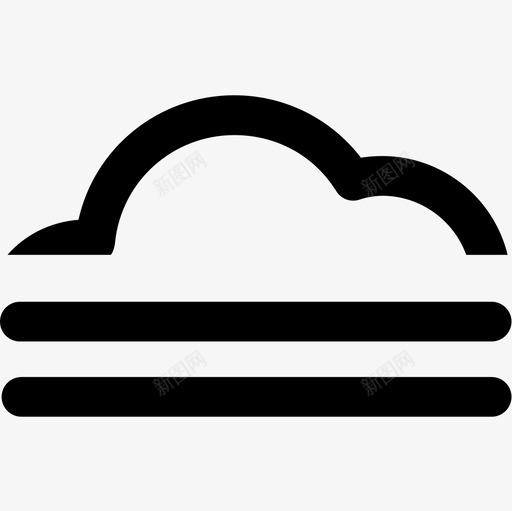 天气_雾svg_新图网 https://ixintu.com 天气_雾