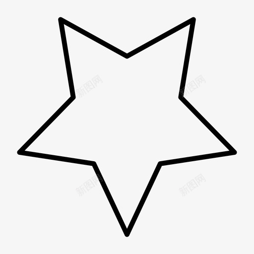 明星徽章商业图标svg_新图网 https://ixintu.com 商业 奖章 徽章 明星 等级 美容和水疗细线