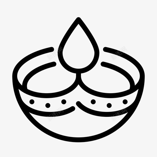 灯庆祝迪瓦利图标svg_新图网 https://ixintu.com 光 庆祝 排灯节 灯 节日 迪瓦利
