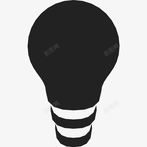 灯泡灯照明图标svg_新图网 https://ixintu.com 灯 灯泡 照明