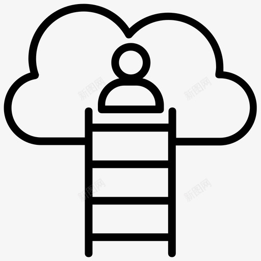 职业发展商业成就工作晋升图标svg_新图网 https://ixintu.com 商业成就 工作晋升 工作进展 职业发展 职业成长 项目管理线图标