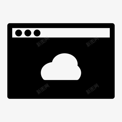 网络浏览器云互联网浏览器通知图标svg_新图网 https://ixintu.com 互联网浏览器 网站 网站浏览器 网络浏览器云 通知