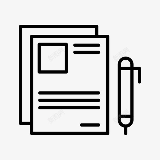 新闻文章媒体新文章图标svg_新图网 https://ixintu.com 媒体 报纸 新文章 新闻博客 新闻文章
