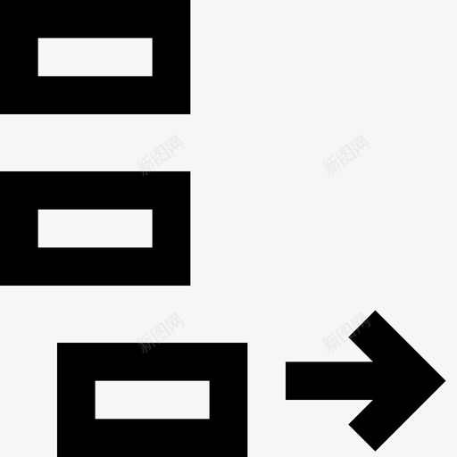 重新排列积压工作项目图标svg_新图网 https://ixintu.com 删除 排序 框式 积压工作 选择 重新排列 项目