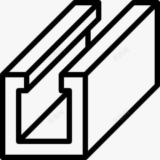 钢c梁建造施工图标svg_新图网 https://ixintu.com 建造 施工 施工大纲 结构 钢c梁 钢结构
