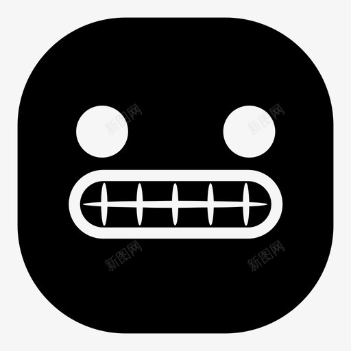 笑牙表情符号笑脸图标svg_新图网 https://ixintu.com 笑牙 笑脸 表情符号 韩娜表情符号版本