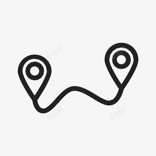 定位销银行企业图标svg_新图网 https://ixintu.com 企业 定位销 组织 金融 银行