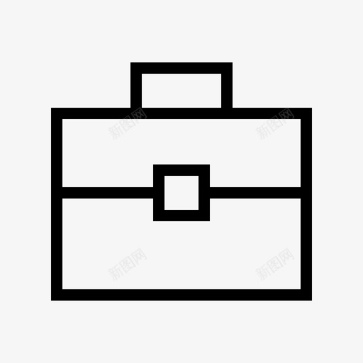 公文包书包教育薄图标svg_新图网 https://ixintu.com 书包 公文包 教育薄