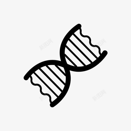 dna链血液遗传学图标svg_新图网 https://ixintu.com dna链 医学 血液 遗传学