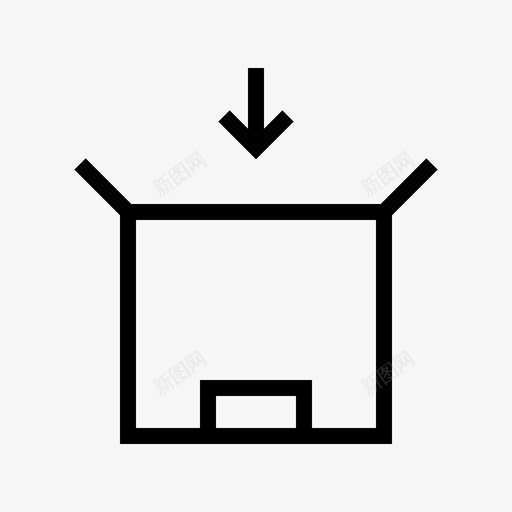 包装交货商业单薄图标svg_新图网 https://ixintu.com 交货 包装 商业单薄