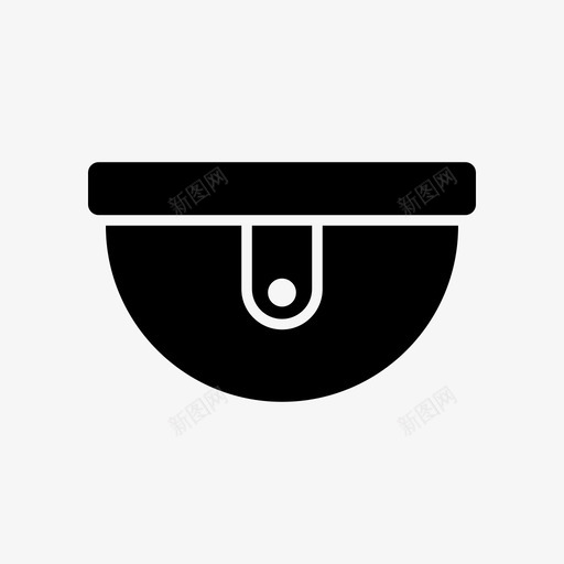 闭路电视摄像机监控保安图标svg_新图网 https://ixintu.com 保安 监控 监视 闭路电视摄像机