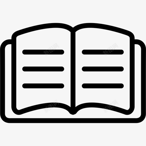 书籍学习图书馆图标svg_新图网 https://ixintu.com 书籍 图书馆 学习 学校 学校2