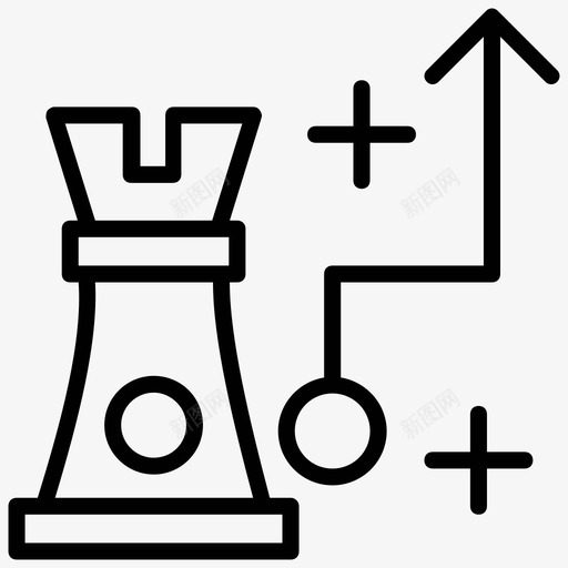 营销战略国际象棋商业战略企业战略图标svg_新图网 https://ixintu.com 企业战略 国际象棋商业战略 大战略 战略管理 营销战略 项目管理线图标
