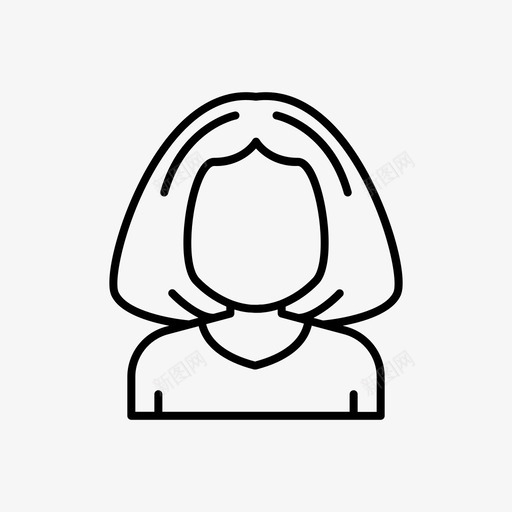 女商人化身老师图标svg_新图网 https://ixintu.com 化身 女商人 用户 老师