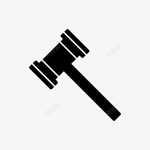 拍卖锤拍卖木槌图标svg_新图网 https://ixintu.com 拍卖 拍卖锤 拍卖锤1 木槌
