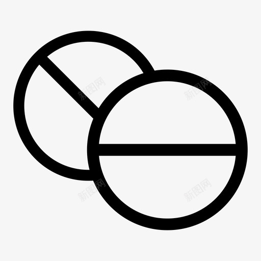 药物治疗医院图标svg_新图网 https://ixintu.com 医院 治疗 药片 药物