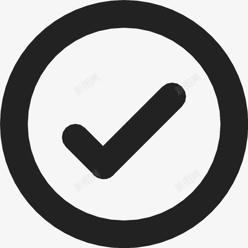 选中复选框圆圈图标svg_新图网 https://ixintu.com 圆圈 复选框 标记 选中