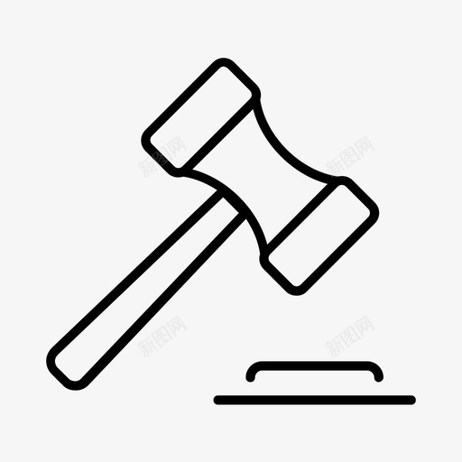 拍卖出售交易图标svg_新图网 https://ixintu.com 交易 出售 拍卖 电子商务