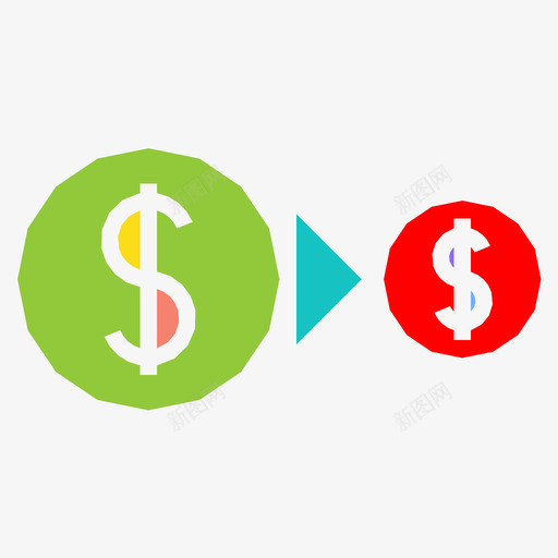 减价折扣商店图标svg_新图网 https://ixintu.com 减价 商店 折扣 购物