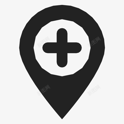 地图位置添加位置地图图钉图标svg_新图网 https://ixintu.com 共享位置 地图位置 地图图钉 添加位置