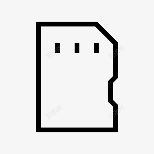 存储卡技术媒体灯图标svg_新图网 https://ixintu.com 媒体灯 存储卡 技术