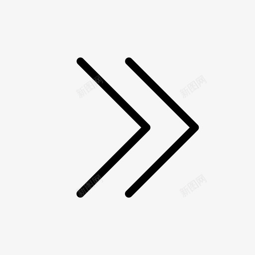 前进箭头右用户界面图标svg_新图网 https://ixintu.com 前进箭头 右 用户界面