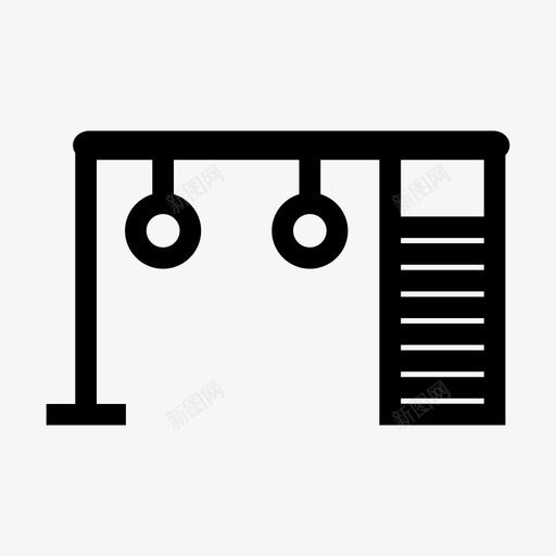 丛林健身房娱乐乐趣图标svg_新图网 https://ixintu.com 丛林健身房 乐趣 娱乐 孩子 操场 猴子酒吧
