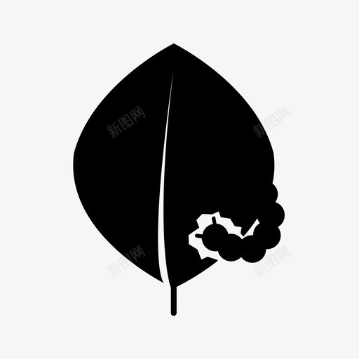 毛毛虫虫子食物图标svg_新图网 https://ixintu.com 大自然 昆虫 树叶 毛毛虫 虫子 食物