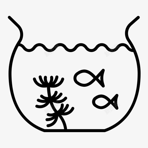 鱼缸水族馆设备图标svg_新图网 https://ixintu.com 水族馆 水族馆设备 水箱 设备 鱼缸
